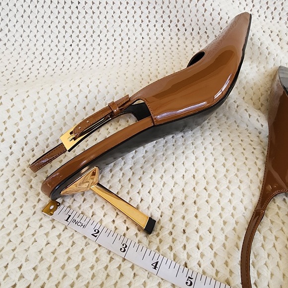 iiimmu Slingback Heels for Women 3.5 in / 4 Kitten Heel Closed Toe Pumps... - Picture 7 of 11